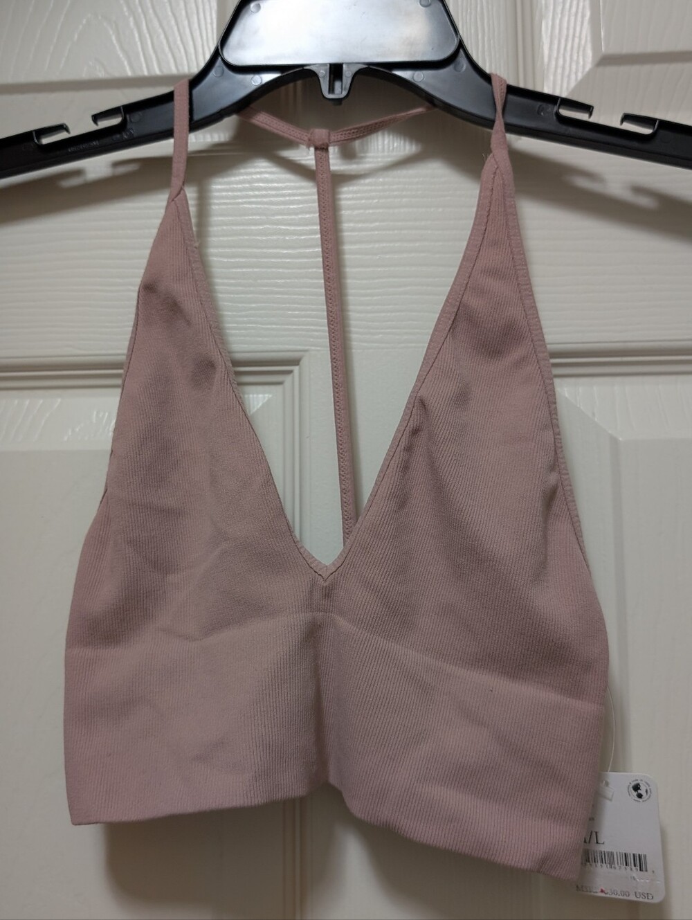 NWT Free People Intimately FP Scoop Me U Bralette Dusty Rose Pink Size M/L